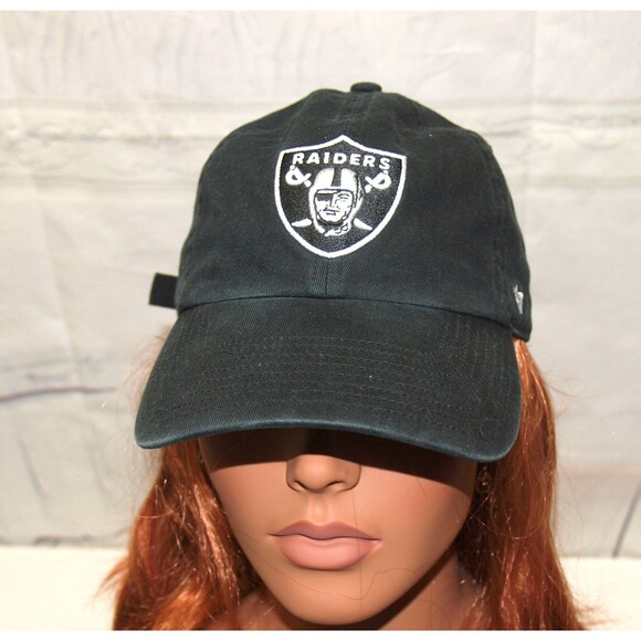 Las Vegas Raiders Official NFL '47 Brand Youth Hat Has Stonewashed Look Unisex - Picture 1 of 6